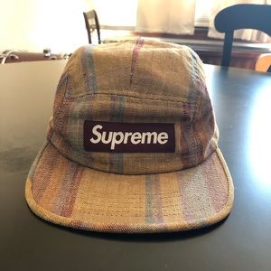 Supreme 5 Panel Hat AUTHENTIC